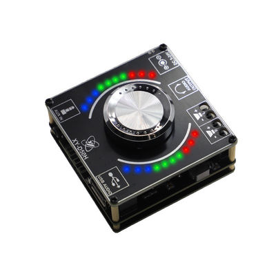TPA3116 โมดูล 50W*2 สเตเรีย HIFI Volume Spectrum Power Amplifier Board With Music Rhythm Lamp โมลด์ส่วนตัว
