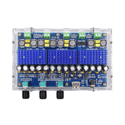 TPA3116D2 5.0-สอดคล้องดีจิทัล แอปเปอร์แอมพลิเฟอร์ บอร์ด 4 ช่องกับ 50Wx2 100Wx2 สเตเรีย Dual Bass Receiver Amplifier
