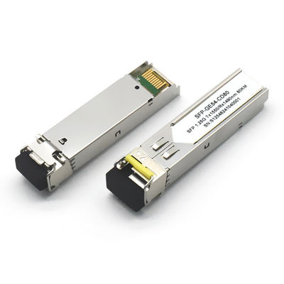 GPON PON 10G DWDM SFP 80KM โมดูล 10G อัตราการส่งข้อมูล 1310nm ความยาวคลื่นสําหรับเครือข่าย FTTH 5G ระยะทาง 80km SM Optical Transceivers