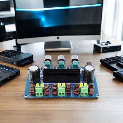 2. 1 ช่อง ผังขยายพลังงานดิจิตอลไร้สาย 50Wx2 + 100W ช่องเสียงพลังงานสูง รุ่น 5.0 ผังขยายพลังงาน