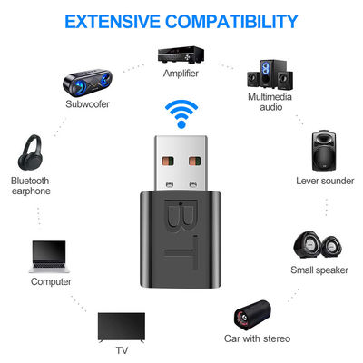 Stereo BT RCA USB 3.5mm AUX Mini Amplifier HIFI Audio USB BT 5.0 เครื่องส่งและรับสําหรับทีวี PC บ้าน สเตียโร่เสียงรถยนต์