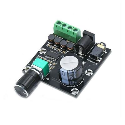 DC8-24V Dual Channels Audio PAM8610 Digital Power Audio Amplifier Board สําหรับเครื่องเสียงขนาด 15W