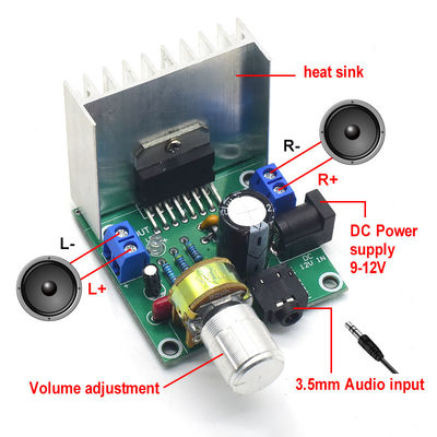 TDA7297 15W+15W Stereo Amplifier Board โมดูลเสียง DC 12V