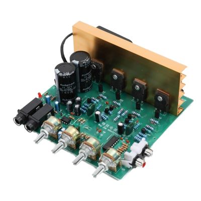 100W 2.0 Channel Audio Amplifier Board โมดูล PCB ขนาด 16x14x6cm
