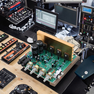 100W 2.0 Channel Audio Amplifier Board โมดูล PCB ขนาด 16x14x6cm