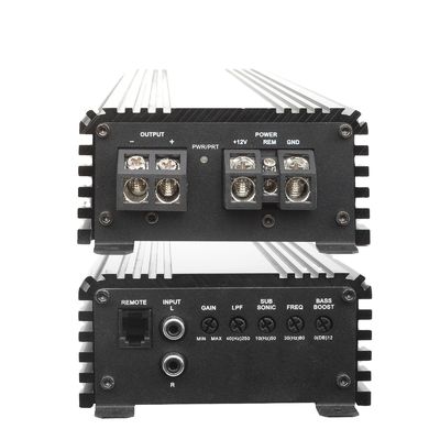 เครื่องขยายเสียงรถยนต์คลาส D กำลังไฟ RMS 2500Wrms อิมพีแดนซ์ 1 โอห์ม เครื่องขยายเสียงโมโนพร้อมครอสโอเวอร์