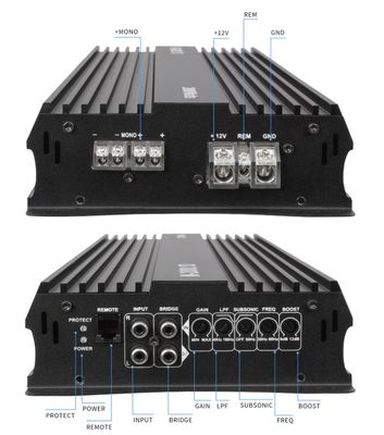 เครื่องกระตุ้นพลังงานเสียงรถยนต์ขนาด 12 วอลต์ 2000 วัตต์ เครื่องกระตุ้นพลังงานเสียงรถยนต์ขนาด 2000 วัตต์ โมโน สาขา D