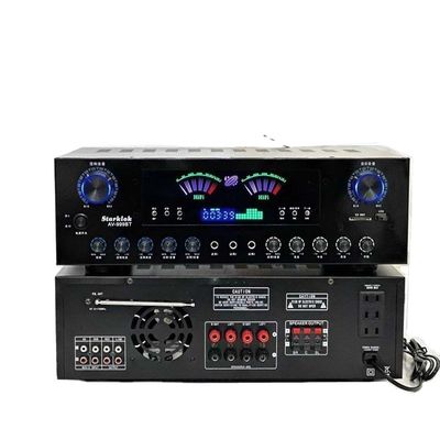 AV-9388BT/AV-999BT 2200W/1200W เครื่องขยายเสียงไร้สาย 7 ช่อง BT แบบมืออาชีพ ภาพยนตร์บ้านความแม่นยําสูง 7.1 ระบบเสียงโลหะ