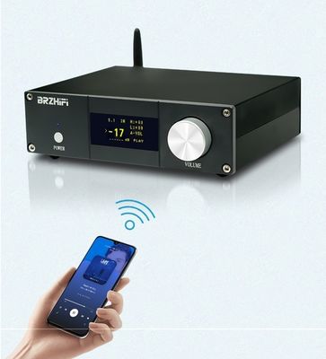 A600Y Active Home Theater Power Amplifier 5.1 หลายช่อง 5 * 50W + 100W การปรับระยะไกลที่อิสระ BT 5.3 Subwoofer