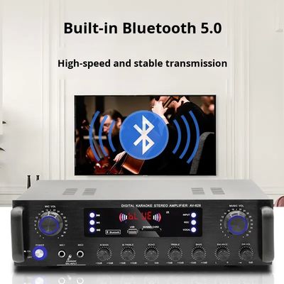 AV-628 เครื่องขยายเสียงซับวูฟเฟอร์โคแอกเชียล 5.1 แชนแนล 600W สำหรับบ้าน รุ่นกำลังไฟสูง ตัวรับสัญญาณไฟเบอร์ออปติก BT ข้ามพรมแดน