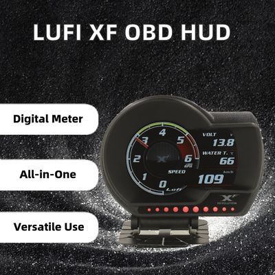 Obd2 ดิจิตอล ออโต้เมเตอร์ ความดันทุบไทร์บีน HUD Head-Up Display OBD Gauge Meter ออโต้อิเล็กทรอนิกส์สูง