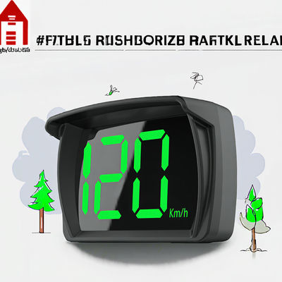 ตัวชี้วัดความเร็วแบบดิจิตอลทั่วไป GPS Speedometer อุปกรณ์เสริมอิเล็กทรอนิกส์รถยนต์ที่นิยมสําหรับรถยนต์ รถบรรทุก รถบัส รับประกัน 1 ปี