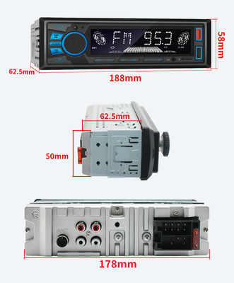 820S รุ่นสั้น แสงน้ําเงินสําหรับรถยนต์ไร้สาย BT MP3 Player เครื่องวิทยุใหม่ โฮสต์ โทรศัพท์จับมือฟรี มิวสิคไร้ความสูญเสียสําหรับการข้ามประเทศ