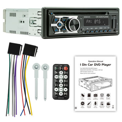 Creatall Single-Disc In-Car MP3 Player พร้อมวิทยุสมาธิสําหรับบลูทูธ มัลติมีเดีย CD/VCD/DVD Card Slot