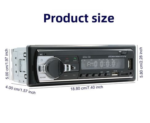 Creatall Single-Disc Universal Car MP3 Player USB Flash Drive BT เครื่องกระตุ้นไร้สาย มือ-ฟรี ออดิโอ หัวหน่วยควบคุมกลาง