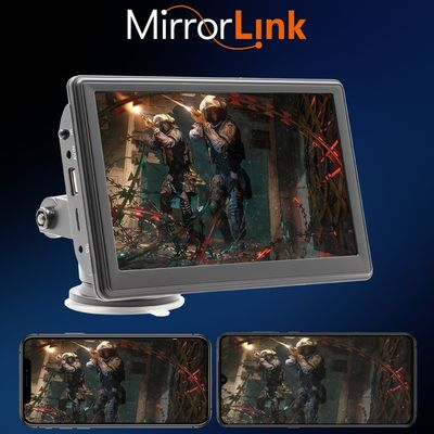 Creatall เครื่องเล่น MP5 CarPlay ไร้สายแบบพกพาขนาด 7 นิ้ว สำหรับ Bluetooth รุ่นใหม่ ข้ามพรมแดน ช่องเสียบการ์ดมัลติมีเดีย Head Unit รองรับ WAV