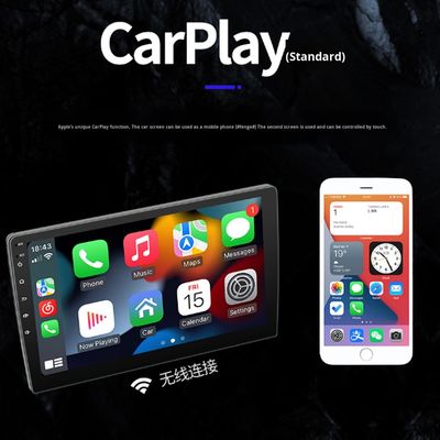 Creatall เครื่องเล่นนำทาง GPS บนแดชบอร์ดขนาด 9 นิ้วแบบ Universal Android All-in-One Wireless CarPlay พร้อม ADS สำหรับใช้ในรถยนต์