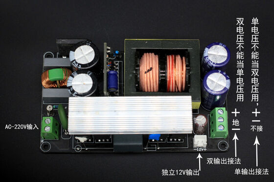 600W AC-DC Step-Down Module Switching Power Supply ด้วยผลิตแบบสองแบบและประสิทธิภาพสูง
