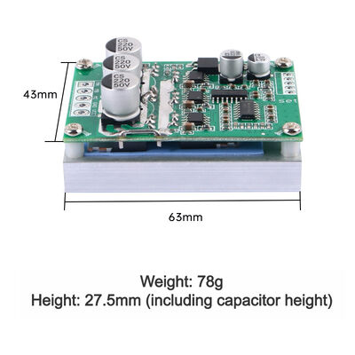 "500W 15A DC12-36V Brushless Hall Motor Driver Board Speed Controller with Forward Reverse Function for High Power Applications"