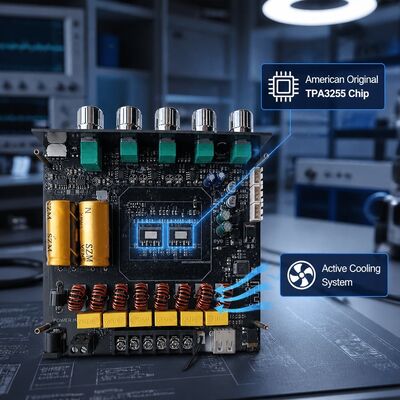 2.1 แชนเนล Dual TPA3255 Bluetooth 5.1 บอร์ดแอมพลิฟายเออร์ โมดูลเครื่องขยายเสียง ระบบเสียง 220W+220W+350W