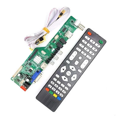 TR83.03C 24 นิ้ว ขนาดเล็ก LED TV Main Board มหาวิทยาลัย LCD TV Motherboard