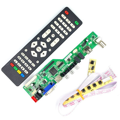 บอร์ดแม่ทีวี LCD T.HU6710.03C เปลี่ยนเครื่องควบคุมทีวี LCD T.HD8503.03C เก่า