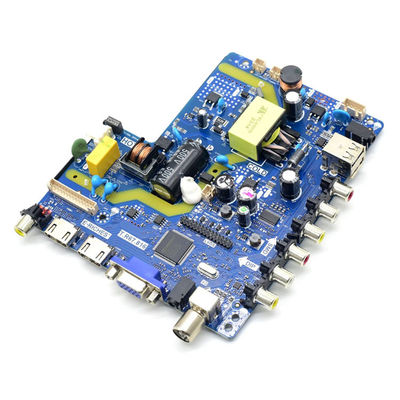 T.R617.816 2AV Connectors Universal LED LCD TV Motherboard สําหรับ 42 นิ้ว