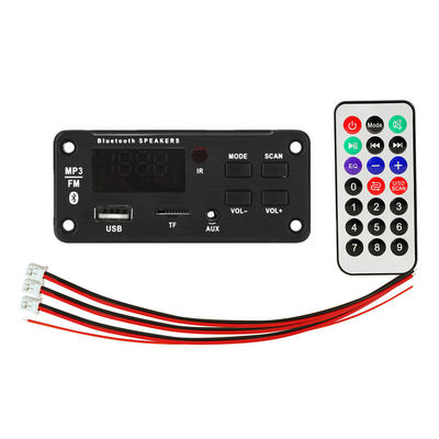 2 * 25W 50W Car Audio USB TF FM Radio โมดูลเครื่องขยายเสียง MP3 Bluetooth พร้อมช่อง 5.0