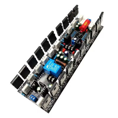 บอร์ดเครื่องขยายเสียงแบบมโน 1000W พร้อมท่อ Toshiba A1943/C5200 และไฟฟ้า DC ± 20V-90V สําหรับการขยายเสียงด้านหลัง