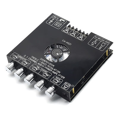 CA-AS21 2.1 ช่อง BT Subwoofer Amplifier บอร์ดเสียง 2*220W+350W 12-24V AMP