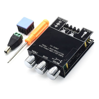 CA-502MT 5.0 BT บอร์ดเครื่องขยายเสียงดิจิตอล 2*50W โมดูล AMP 12-24V