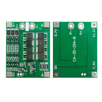 CA-3S-25A-B-T Li-Ion 18650 BMS PCM บอร์ดป้องกันแบตเตอรี่