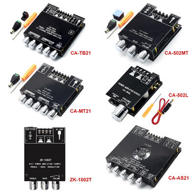 ZK-502L ZK-502MT ZK-MT21 ZK-TB21 ZK-AS21 ZK-1002T บอร์ดเครื่องขยายเสียง BT 2.0 2.1 ช่อง