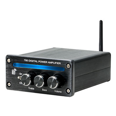 2.0 ช่อง 2*100W BT 5.0 ไฟ RGB ปรับได้ แหลม เบส แอมพลิฟายเออร์เชิงเส้นกำลังสูง สเตอริโอดิจิตอลใหม่ มินิไฮไฟในบ้าน