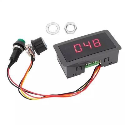 CCM5D ดิจิตอล Display LED Motor Controller ระบบควบคุมความเร็ว 6V 12V 24V 5A PWM DC Motor Speed Controller Board เครื่องแปลง DC DC